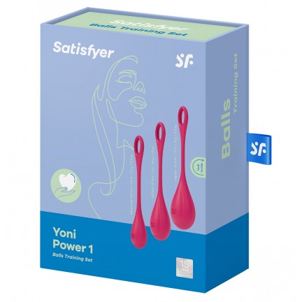 Вагинальные шарики Satisfyer Yoni Power 1 красные