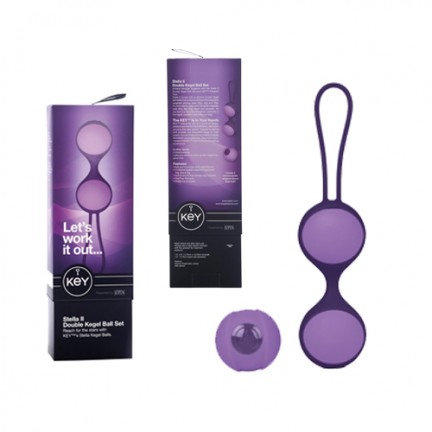 Вагинальные шарики Stella II фиолетовые