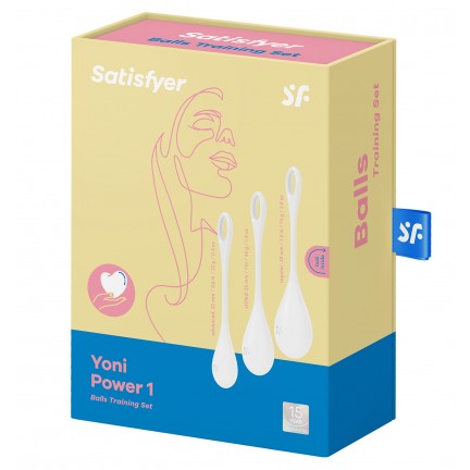 Вагинальные шарики Satisfyer Yoni Power 1 белые