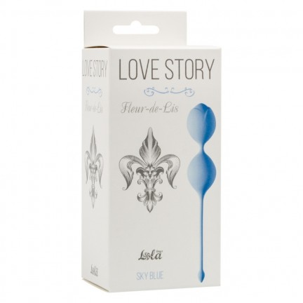 Вагинальные шарики Love Story Fleur-de-lisa Sky Blue