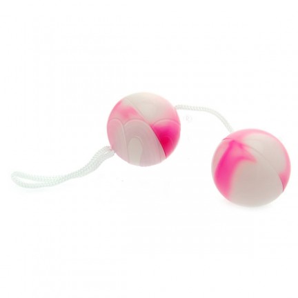 Вагинальные шарики бело-розовые
