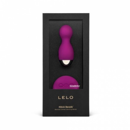 Вагинальные шарики Lelo Hula Beads Deep Rose на дистанционном пульте управления