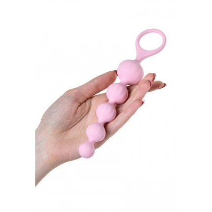 Набор анальных цепочек Satisfyer Beads, розовый и синий