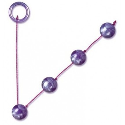 Анальная цепочка Acrylite Beads Purple Medium