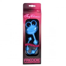 Универсальный силиконовый стимулятор голубой Freddie