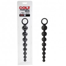 Рельефная цепь Colt из черного силикона