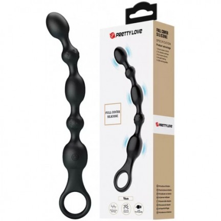 Анальная цепочка с вибрацией Pretty Love Van