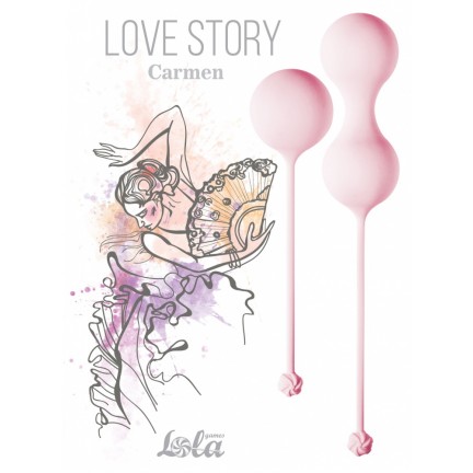 Набор вагинальных шариков Love Story Carmen Tea Rose