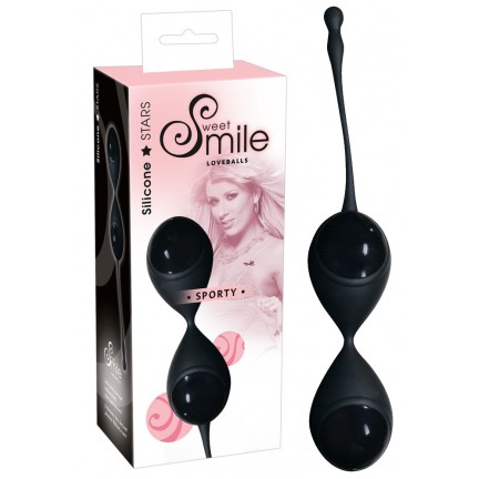 Вагинальные шарики Smile Balls черные