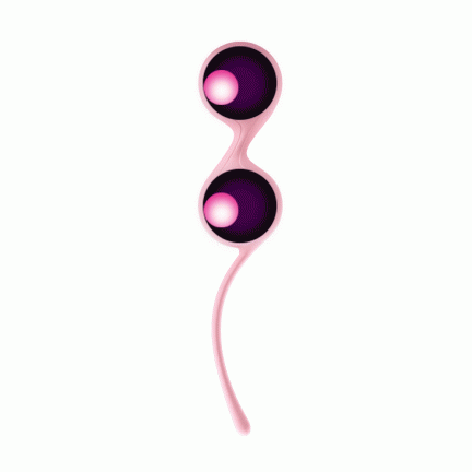 Вагинальные шарики со смещённым центром тяжести Pretty Love Kegel Tighten Up I, розовые