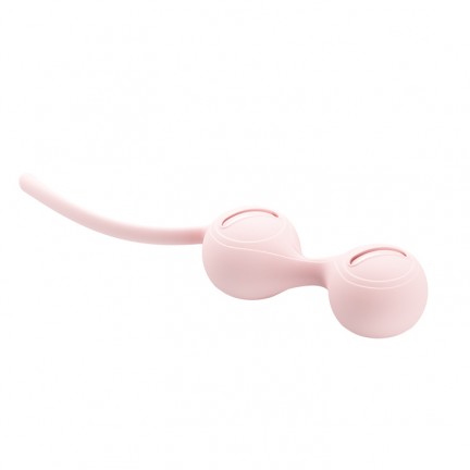 Вагинальные шарики со смещённым центром тяжести Pretty Love Kegel Tighten Up I, нежно-розовые