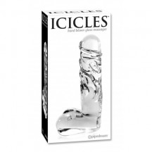 Стеклянный фаллоимитатор Icicles