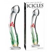Стеклянный фаллоимитатор Icicles №21