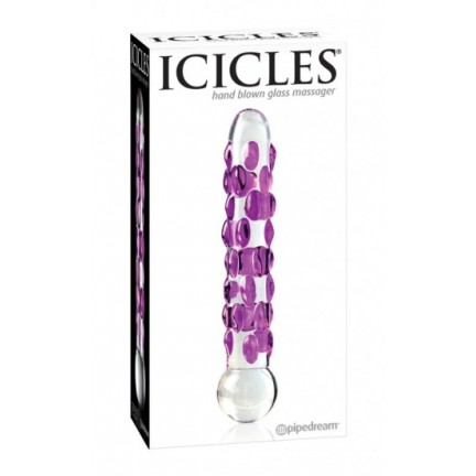 Фаллоимитатор стеклянный Icicles No.7