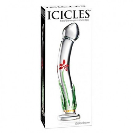 Стеклянный фаллоимитатор Icicles №21 Стеклянный фаллоимитатор Icicles №21