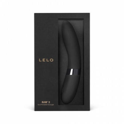 Черный вибратор Lelo Elise 2