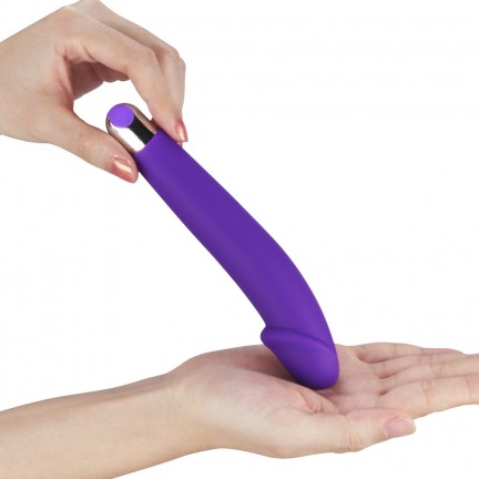 Классический перезаряжаемый вибратор IJoy Silicone Dildo