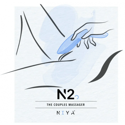 Вибромассажер для пар Rocks Off Niya 2 фиолетовый Вибромассажер для пар Rocks Off Niya 2 фиолетовый