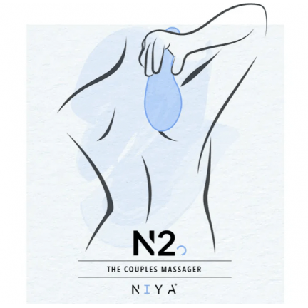 Вибромассажер для пар Rocks Off Niya 2 фиолетовый Вибромассажер для пар Rocks Off Niya 2 фиолетовый