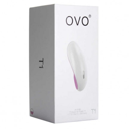 Клиторальный стимулятор Ovo T1-6 бело-розовый Клиторальный стимулятор Ovo T1-6 бело-розовый