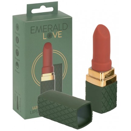 Мини-вибратор Emerald Split Lipstick Luxurious