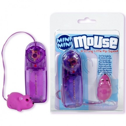 Вибро-мышка для клитора фиолетовая