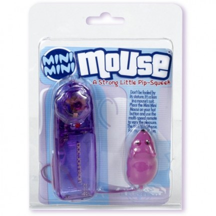 Вибро-мышка для клитора фиолетовая