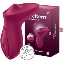 Клиторальный вибростимулятор Satisfyer Exciterrr бордовый