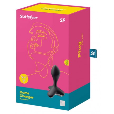 Анальная пробка с вибрацией Satisfyer Game Changer черная