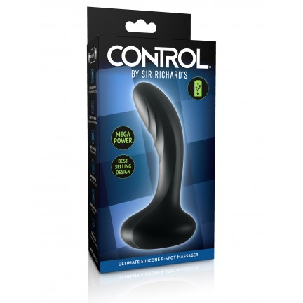 Перезаряжаемый вибромассажер для стимуляции простаты Sir Richard's Control Ulitimate Silicone P-Spot Massager