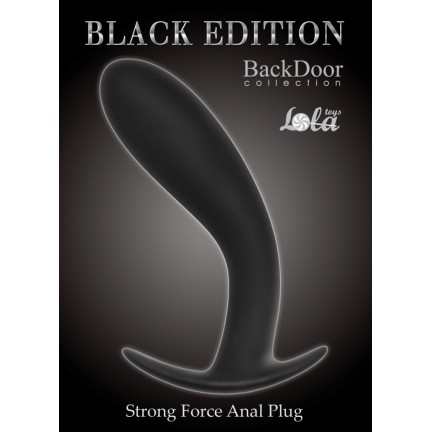 Массажер простаты Strong Force Anal Plug Black