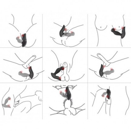 Перезаряжаемый вибростимулятор простаты P-Spot Massager