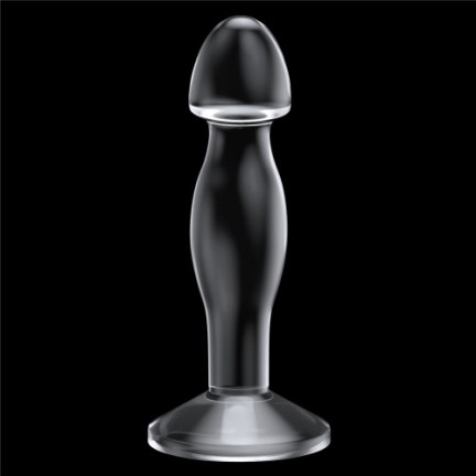 Прозрачная анальная втулка Lovetoy Flawless Clear Prostate Plug 17 см