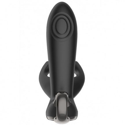 Вибромассажер простаты с двусторонней пульсацией со стимулятором пениса и пультом ДУ Bump Orgasm Secwell