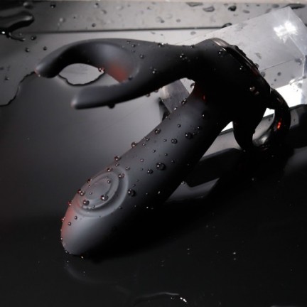 Вибромассажер простаты с двусторонней пульсацией со стимулятором пениса и пультом ДУ Bump Orgasm Secwell