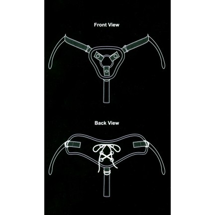 Ремень для страпона розовый Strap-on Miracle Interaction