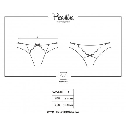 Эротичные трусики-стринги с доступом Picantina S/M