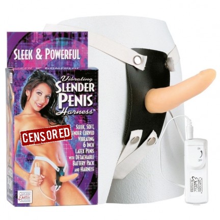 Страпон с вибрацией Slender Penis Страпон с вибрацией Slender Penis