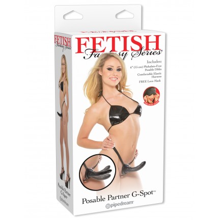 Страпон FF Posable Partner G-Spot Black