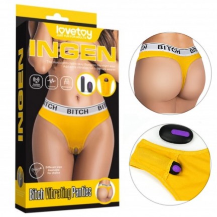 Трусики Bitch S с вибропулей и беспроводным пультом управления Ingen Vibrating Panties