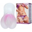 Прозрачный мастурбатор Juicy Pussy Crystal Rose