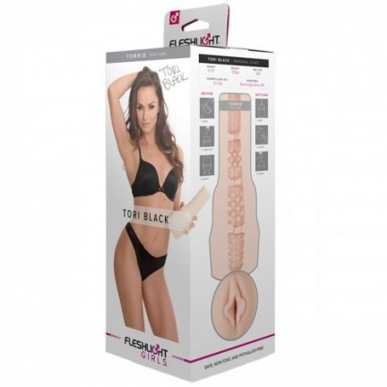 Вагина-мастурбатор Fleshlight Girls Signature Torri Black Torrid