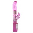 Вибратор с клиторальным стимулятором и ротацией Hummingbird G-Vibe