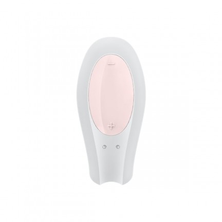 Стимулятор для пар Satisfyer Partner Double Joy с возможностью управления через смартфон белый