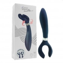 Многофункциональный вибратор Satisfyer Partner Multifun 3 Blue