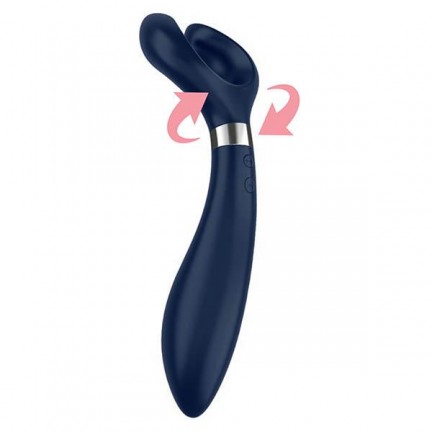 Многофункциональный вибратор Satisfyer Partner Multifun 3 Blue