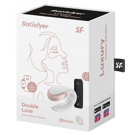 Смарт-стимулятор для пар Satisfyer Partner Double Love белый