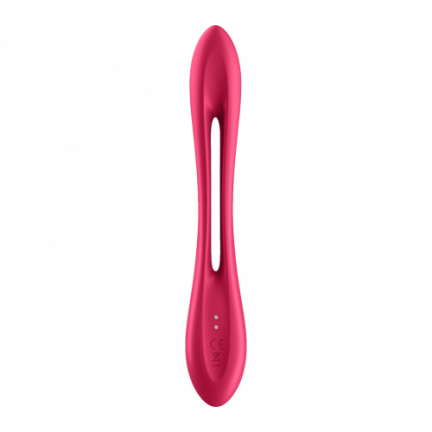 Многофункциональный вибратор для пар с гибкой основой Satisfyer Elastic Joy Red