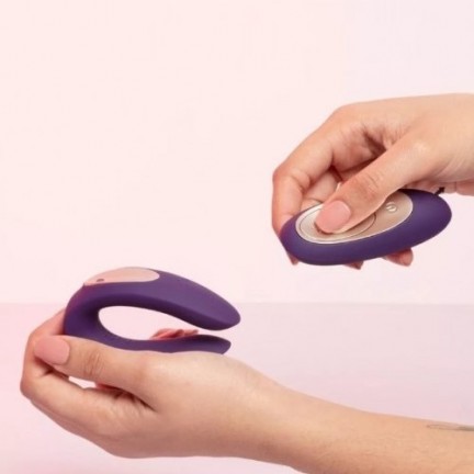 Вибратор для пар с пультом дистанционного управления Satisfyer Partner Plus Remote