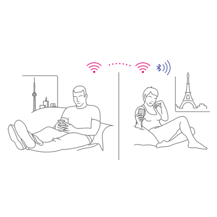 Смарт-вибратор для двоих We-Vibe Jive Lite фиолетовый Смарт-вибратор для двоих We-Vibe Jive Lite фиолетовый